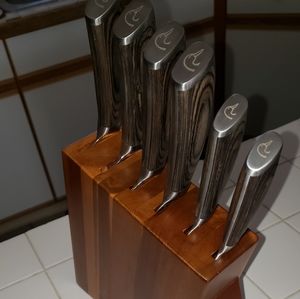 Ducks Unlimited Knife Set Hammered Blades